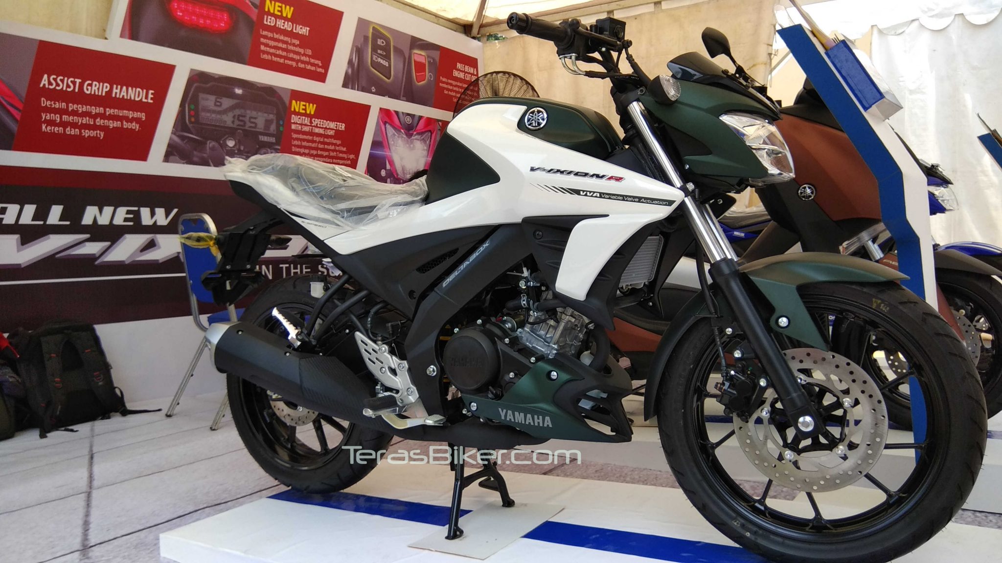Warna Baru Yamaha V Ixion R Kombinasi Putih Ijolumut Keren Juga